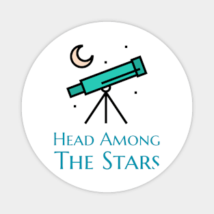 Head Among the Stars Magnet